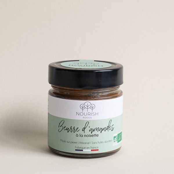 Beurre d'amandes à la noisette bio | 200g