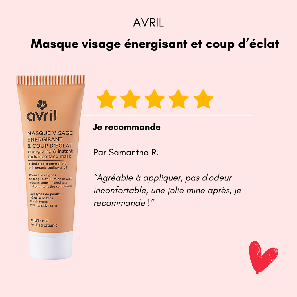 Masque visage énergisant & coup d'éclat | 50ml