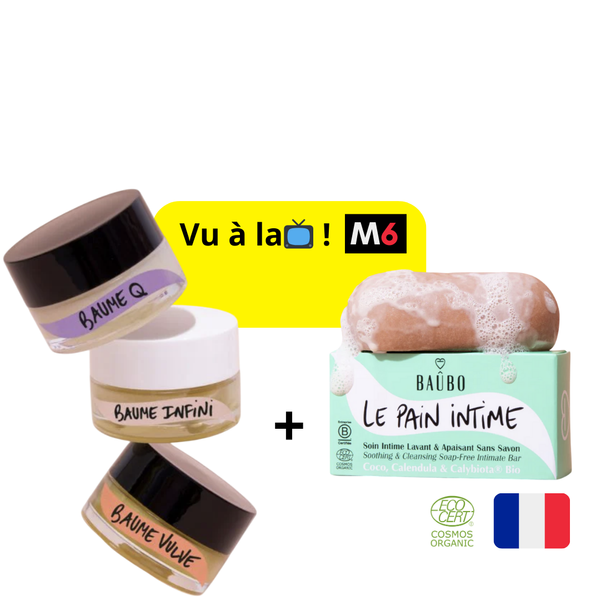 Pack Pain intime + Baume Vulve + Baume Q + Baume Infini - 15ml