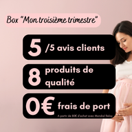 Coffret cadeau grossesse 3ème trimestre