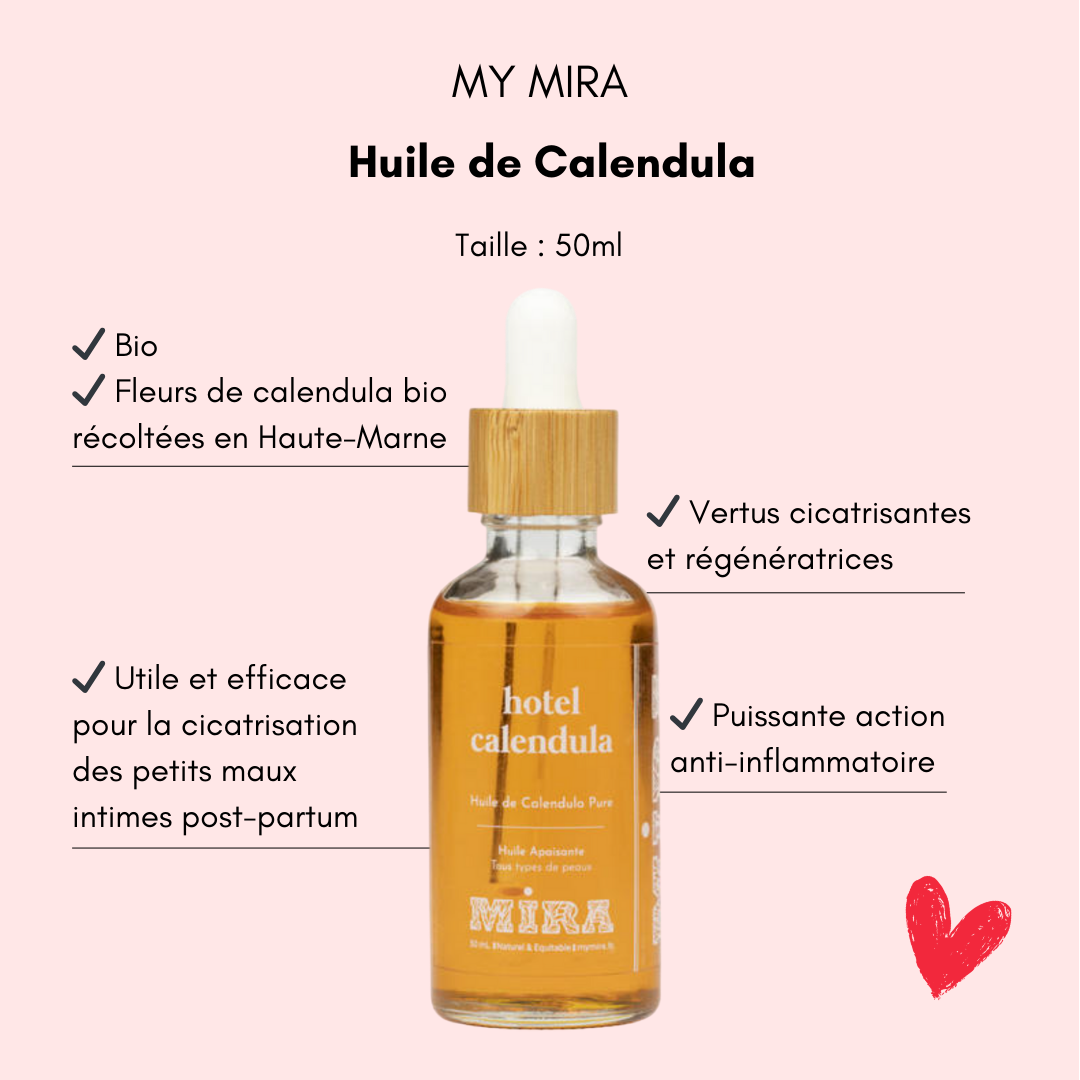 Huile de Calendula Mira - Bulle de maman
