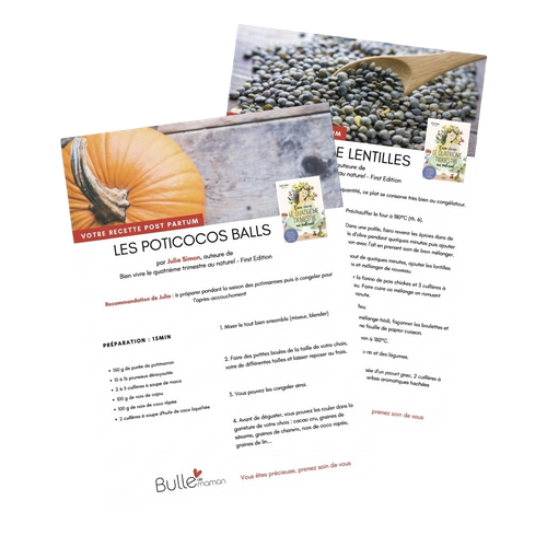 Les Cartes Recettes Post-Partum