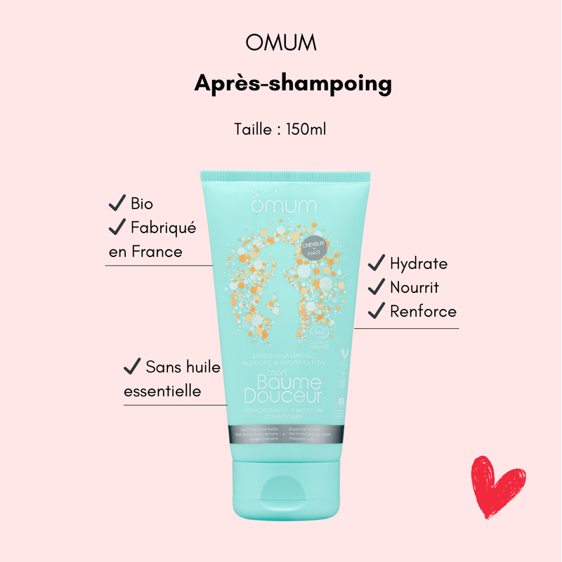 Après-shampoing bio Omum - Bulle de maman
