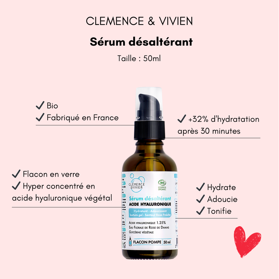 Sérum désaltérant bio Clémence & Vivien