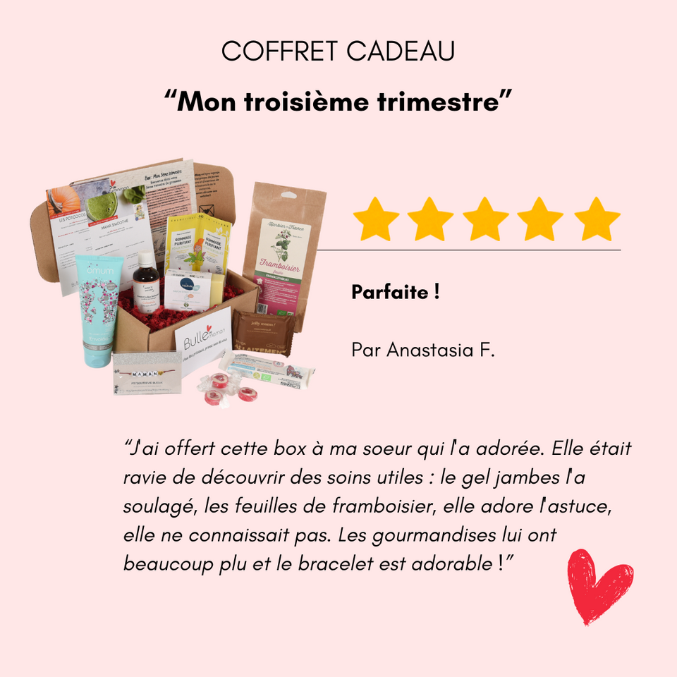 Avis client 5 étoiles pour le coffret cadeau 