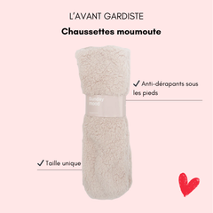 Paire de chaussettes moumoute bien chaudes L'avant Gardiste