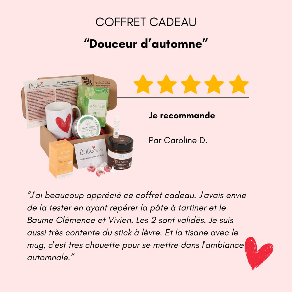 Avis client 5 étoiles coffret 