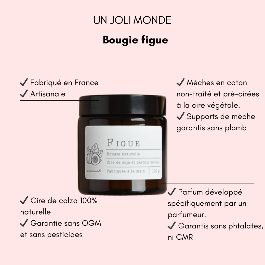 Bougie figue - Bulle de maman