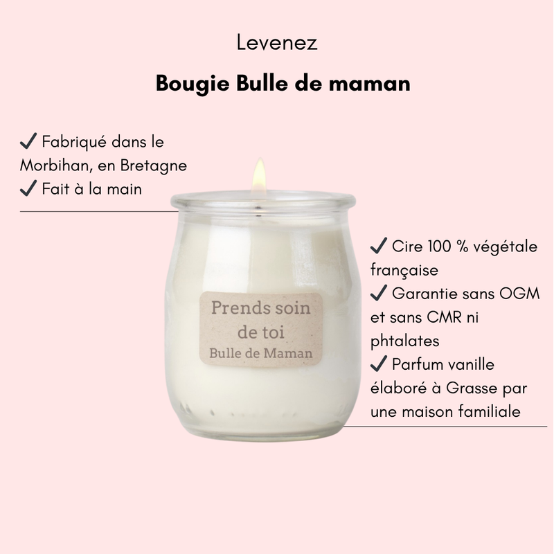 Bougie Bulle de maman