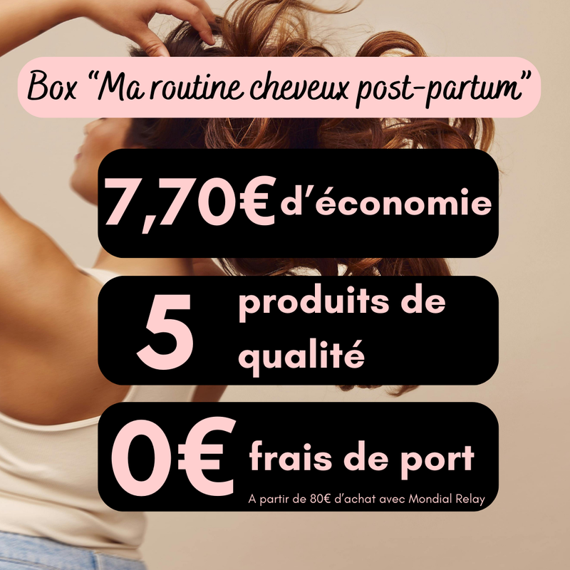 Promotion kit cheveux post-partum - Bulle de maman