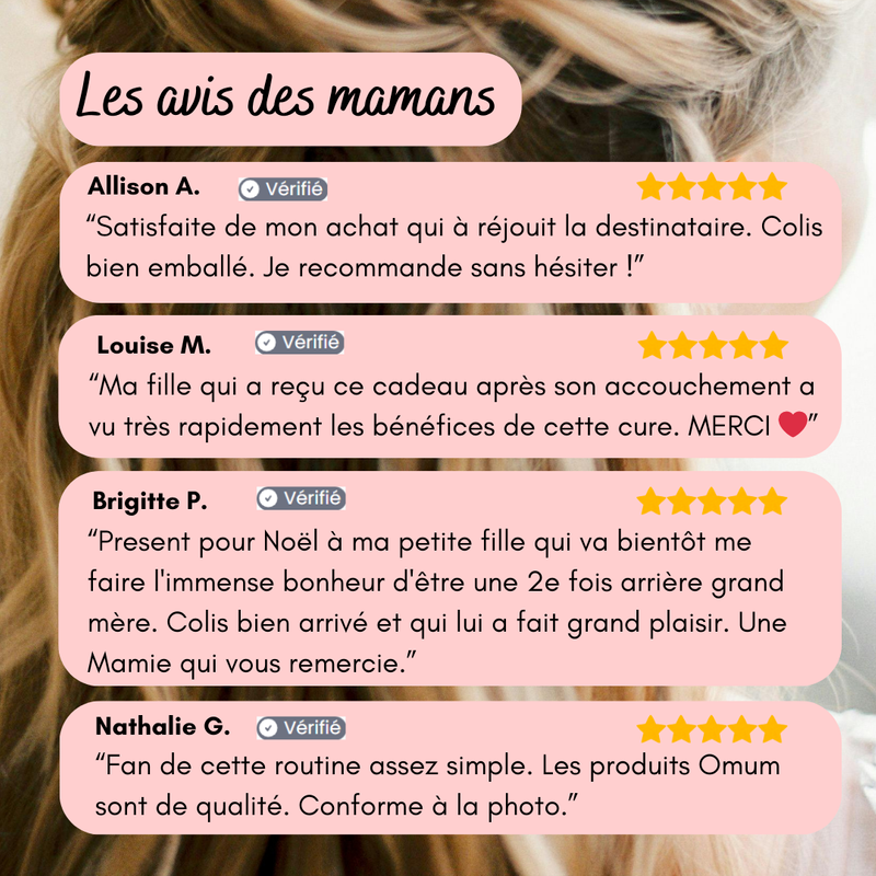 Avis mamans Kit cheveux post partum - Bulle de maman