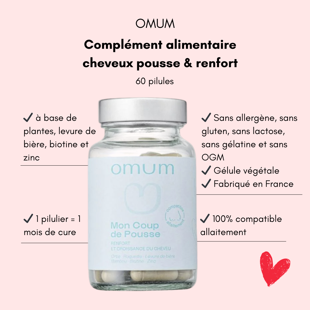 Compléments alimentaires cheveux - Bulle de maman