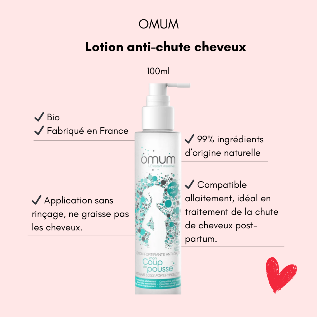 Lotion cheveux post-partum - Bulle de maman