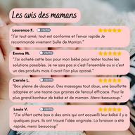 Avis 5 étoiles Solutions coliques bébé - Bulle de maman