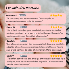 Avis 5 étoiles Solutions coliques bébé - Bulle de maman