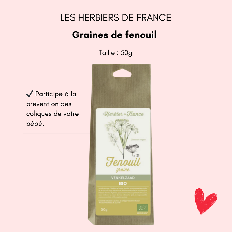 Fenouil coliques bébé - Bulle de maman
