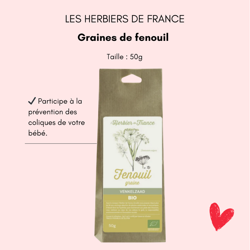 Fenouil coliques bébé - Bulle de maman