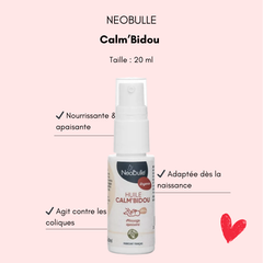 Huile calm'bidou Néobulle - Bulle de maman