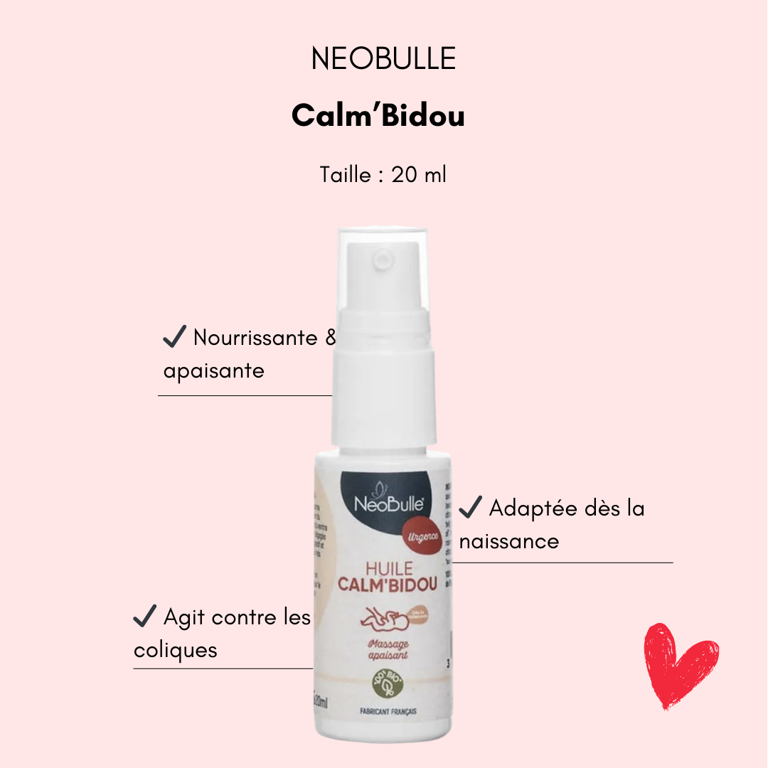 Huile calm'bidou Néobulle - Bulle de maman