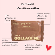 Carré Collagène banane chocolat Jolly Mama
