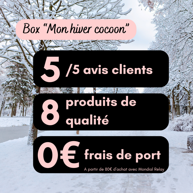 coffret hiver femme enceinte - idée cadeau Noël - Bulle de maman