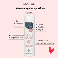 Shampoing doux purifiant aux agrumes Néobulle