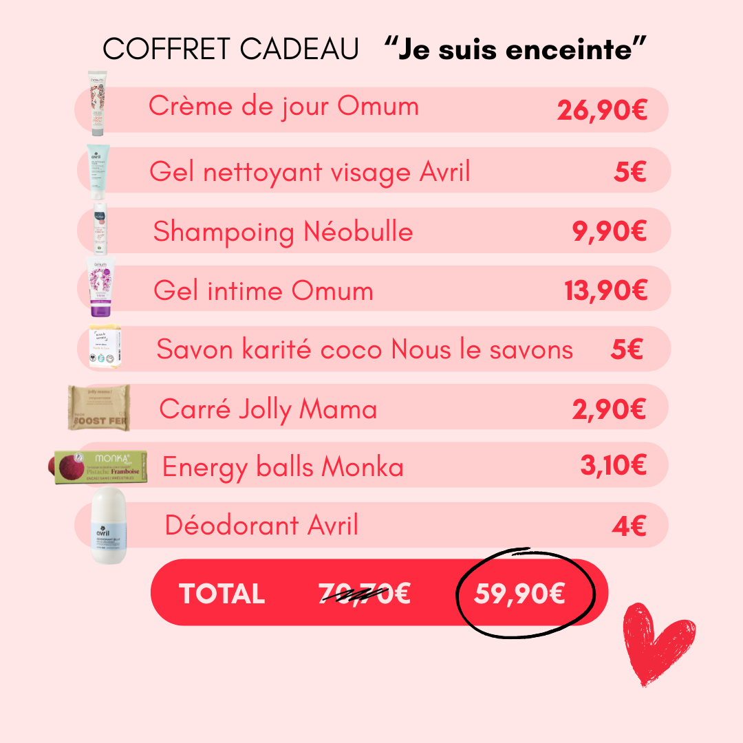 Promotion coffret cadeau grossesse - Bulle de maman