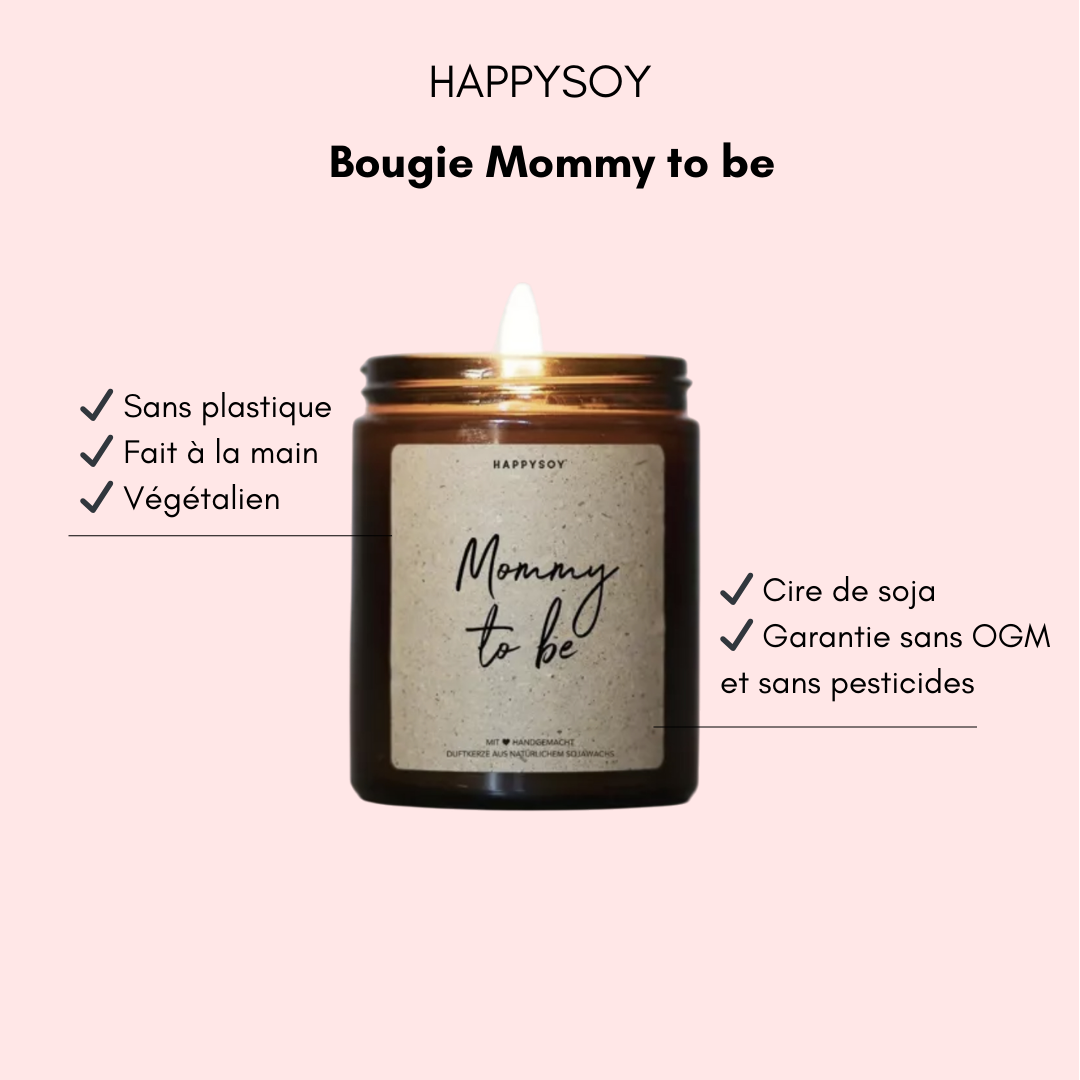 Bougie Mommy to be - Bulle de maman