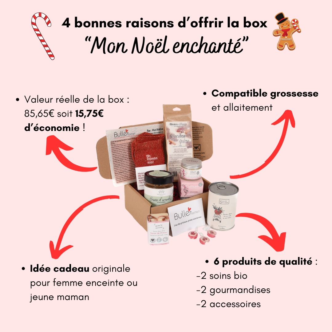 4 raisons coffret noel - Bulle de maman