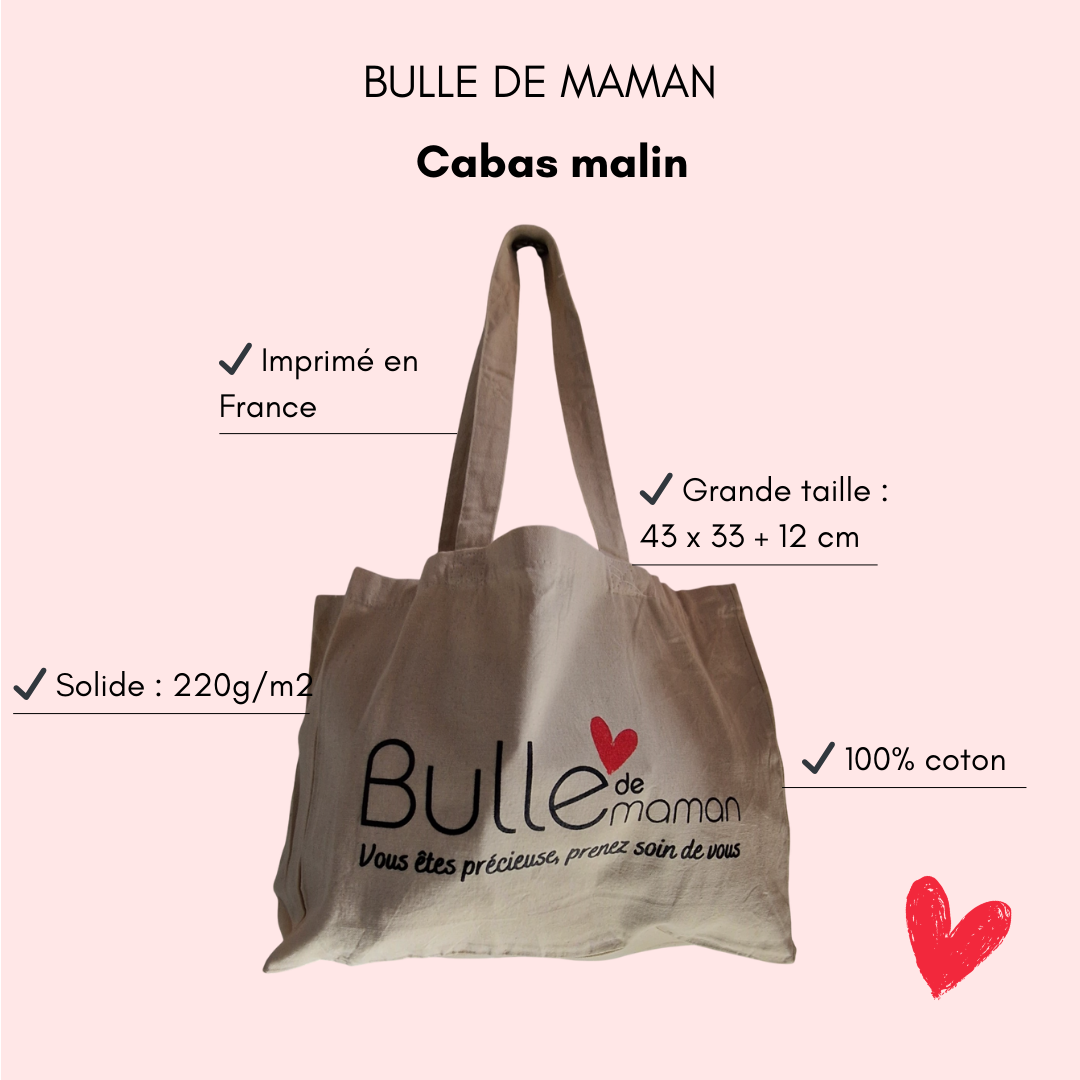 Grand cabas malin Bulle de maman