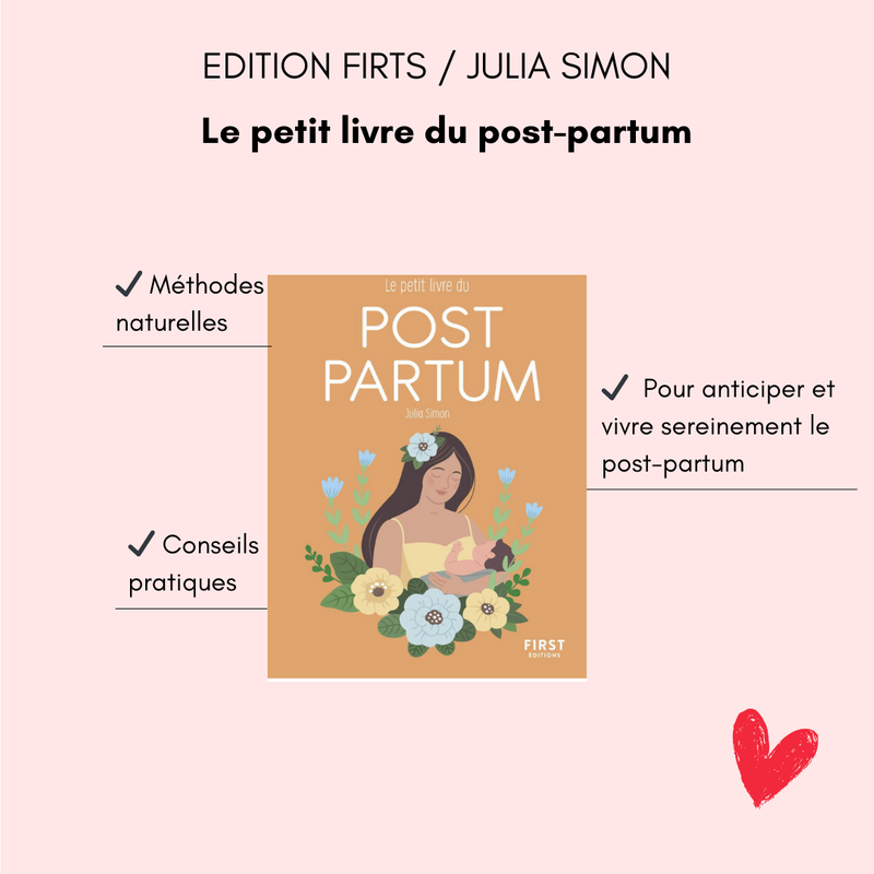Le petit livre du post-partum Julia Simon - Bulle de maman