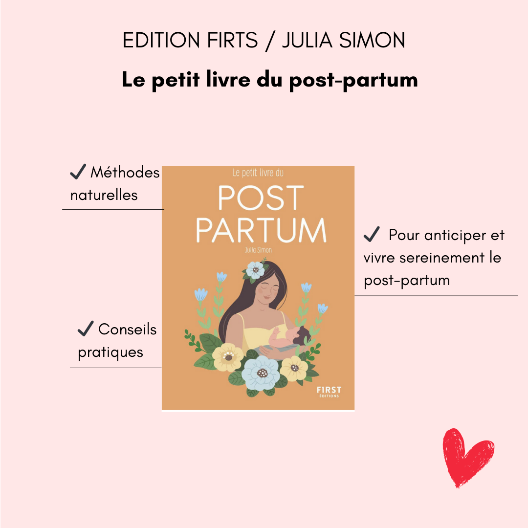 Le petit livre du post-partum Julia Simon - Bulle de maman