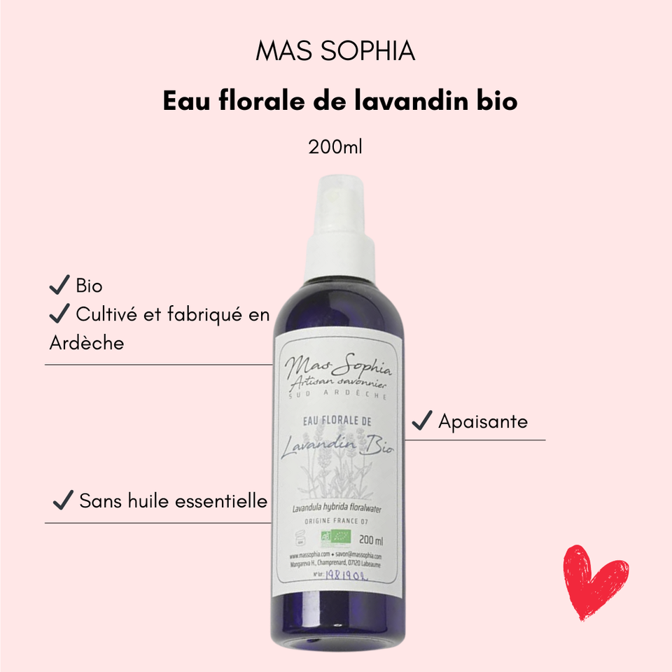 Eau florale lavandin - Bulle de maman