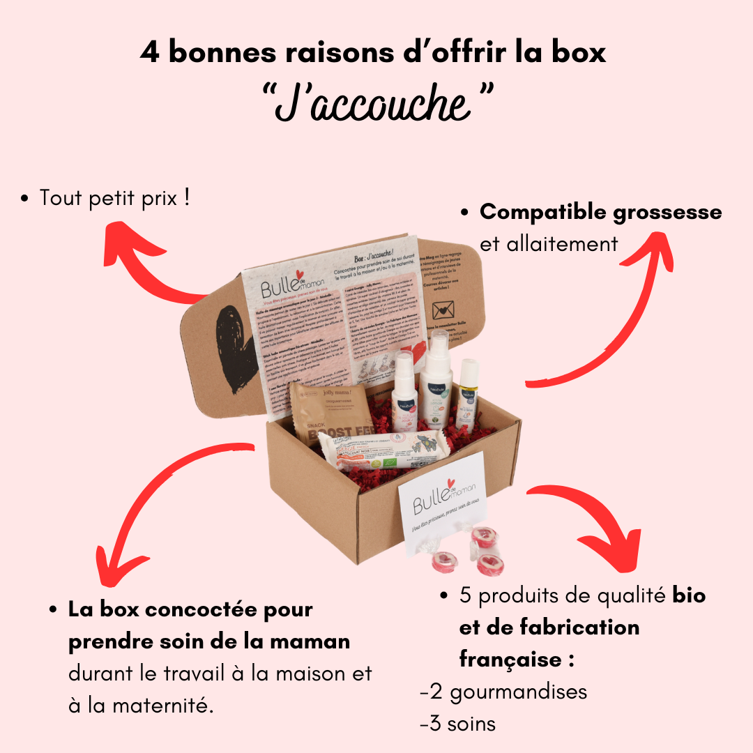 Coffret accouchement idée cadeau - Bulle de maman