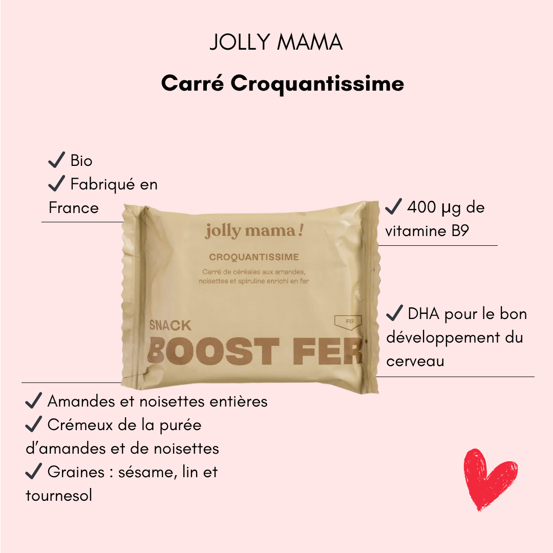 Carré céréale Jolly Mama Croquantissime - Bulle de maman