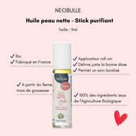 Huile peau nette stick purifiant Néobulle